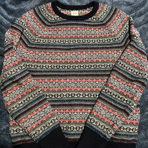 Striped multi color sweater